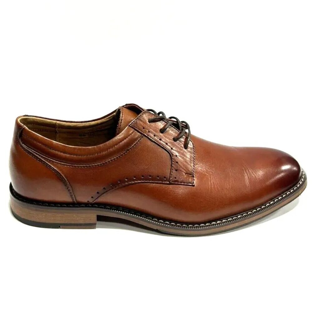 Stacy Adams Men's Faulkner Oxford Brown Size 10.5W